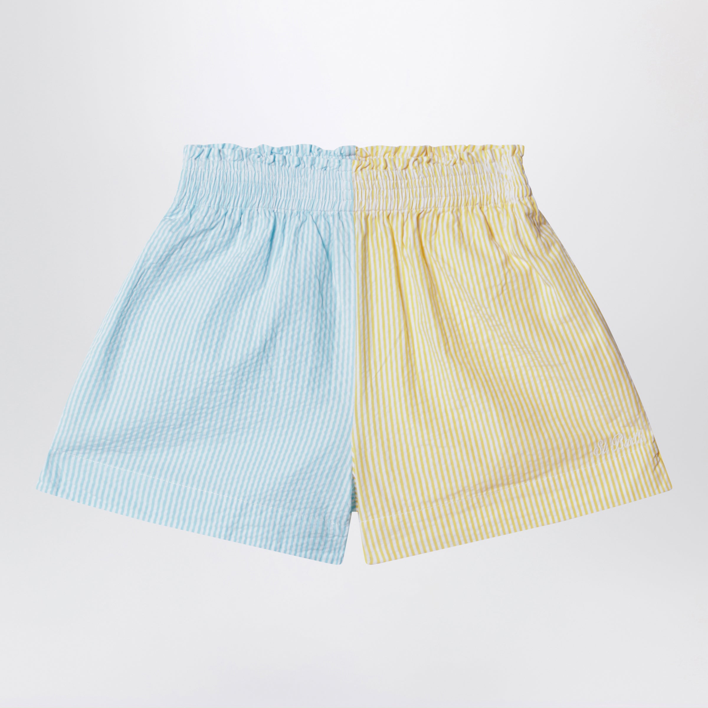 Color-block striped shorts Color-block striped shorts
