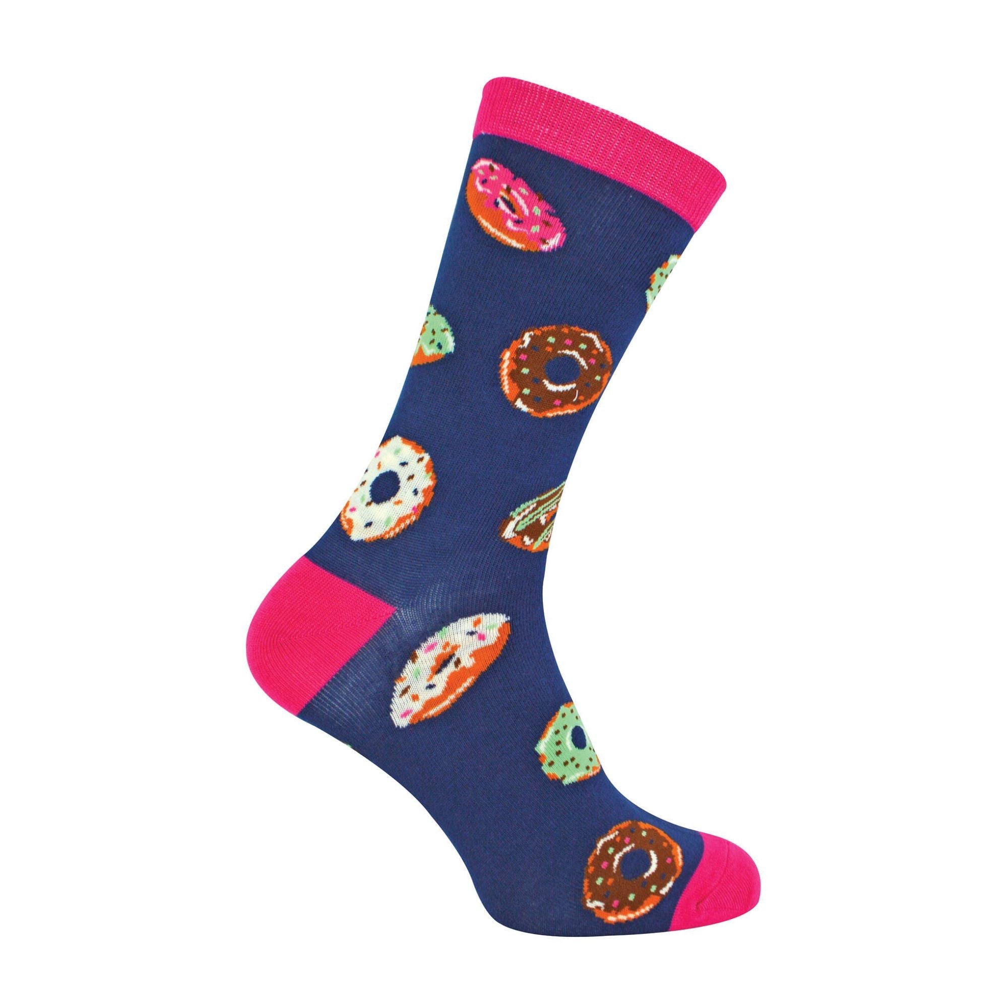Pack Mens Novelty Navy Doughnut Bamboo Socks Pack Mens Novelty Navy Doughnut Bamboo Socks