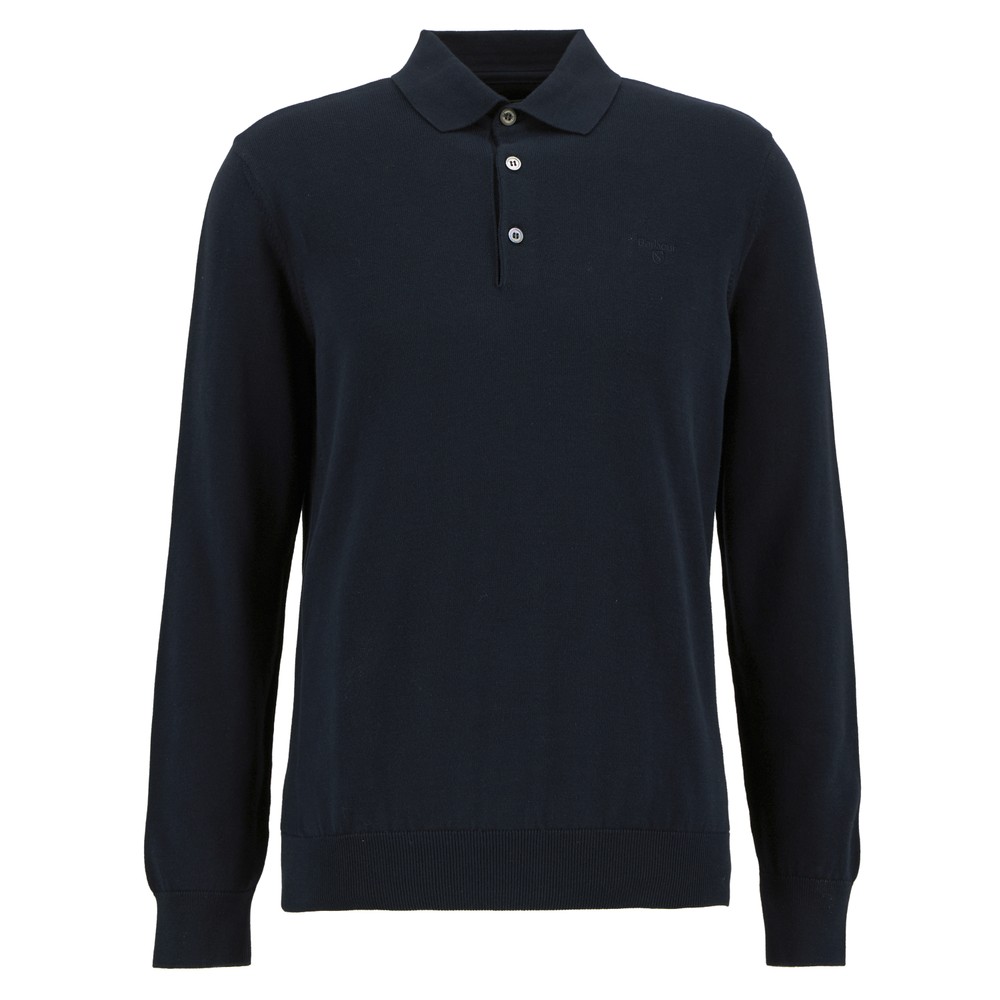Pima Cotton LS Knitted Polo Shirt Pima Cotton LS Knitted Polo Shirt