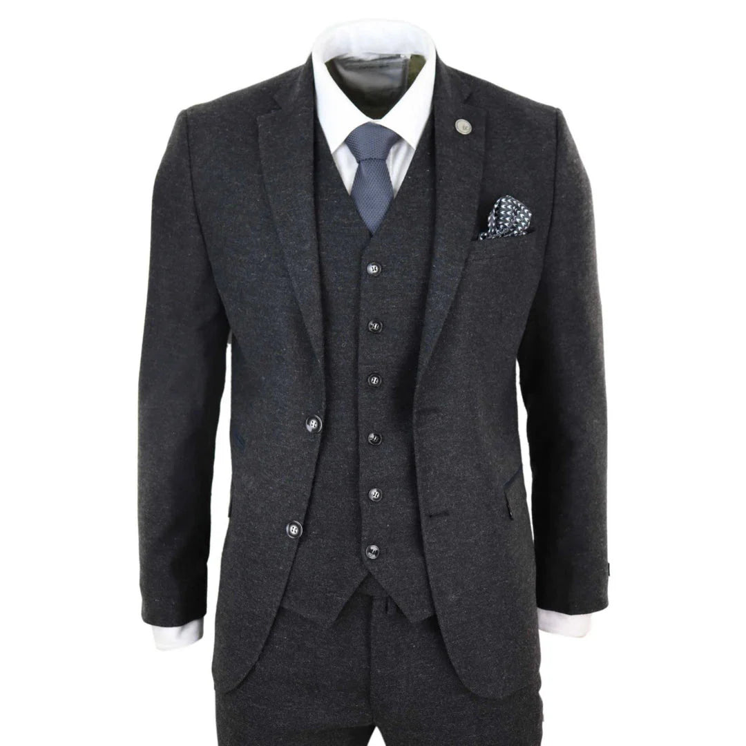 STZ – Men’s Wool Tweed Suit Piece Authentic s Classic – ” Jacket ” Trousers