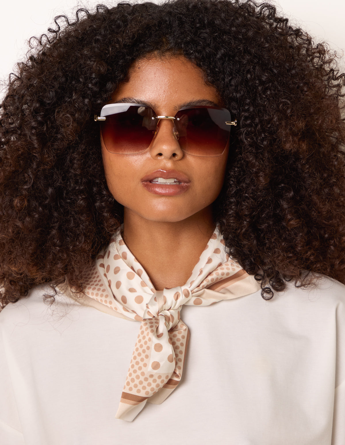 Frameless Oversized Sunglasses – ONE BLACK Frameless Oversized Sunglasses – ONE BLACK