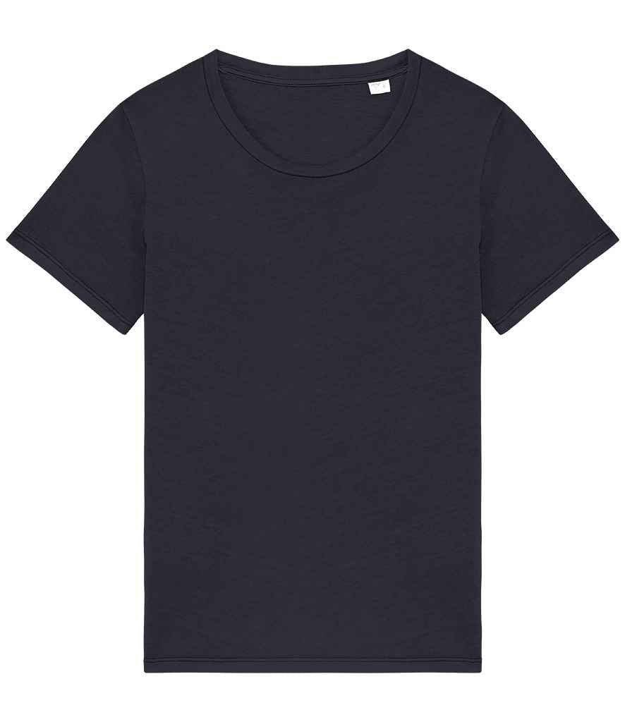 Organic Ladies Faded shirt – L Washed Coal Grey Organic Ladies Faded shirt – L Washed Coal Grey