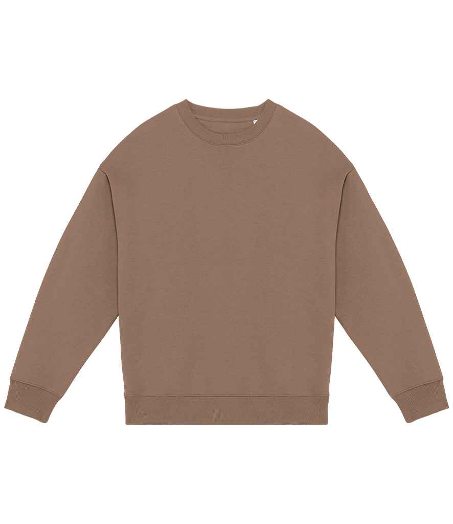 Organic Oversized Sweatshirt: Unisex – X Driftwood Organic Oversized Sweatshirt: Unisex – X Driftwood