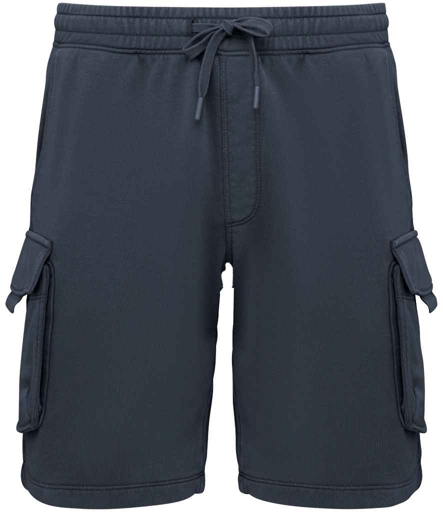 Organic Washed Effect Cargo Shorts – L Washed Navy Organic Washed Effect Cargo Shorts – L Washed Navy
