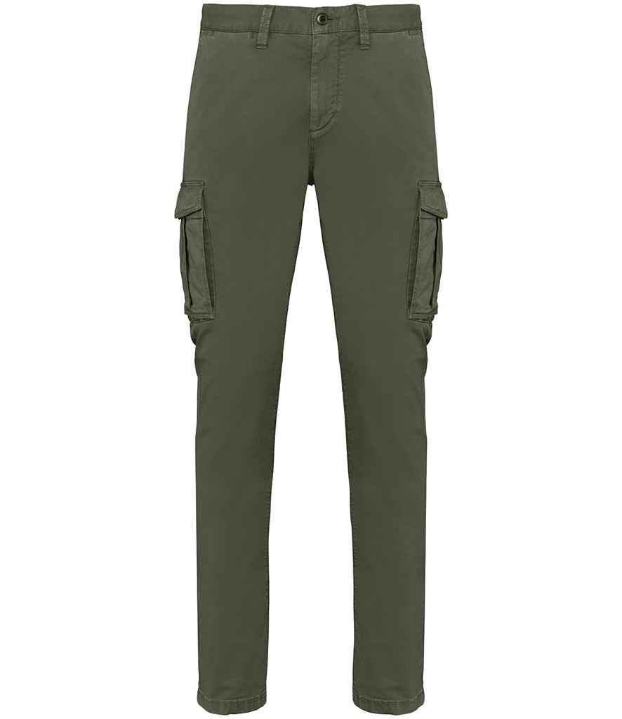 Organic Washed Cargo Trousers: Mens – Washed Organic Khaki