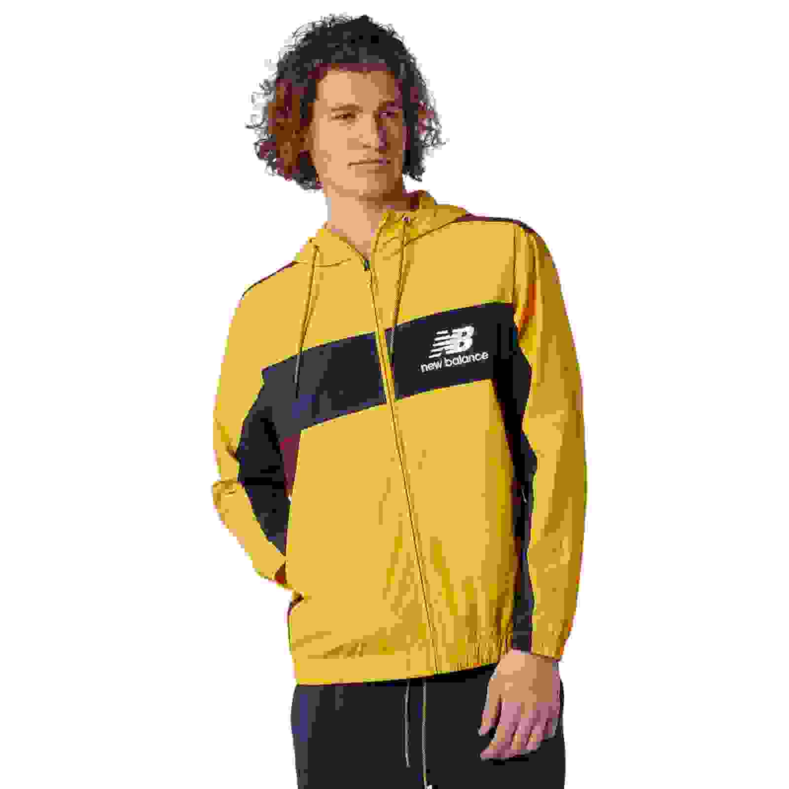 New Balance NB Athletics Higher Learning Windbreaker – Yellow – M Yellow New Balance NB Athletics Higher Learning Windbreaker – Yellow – M Yellow