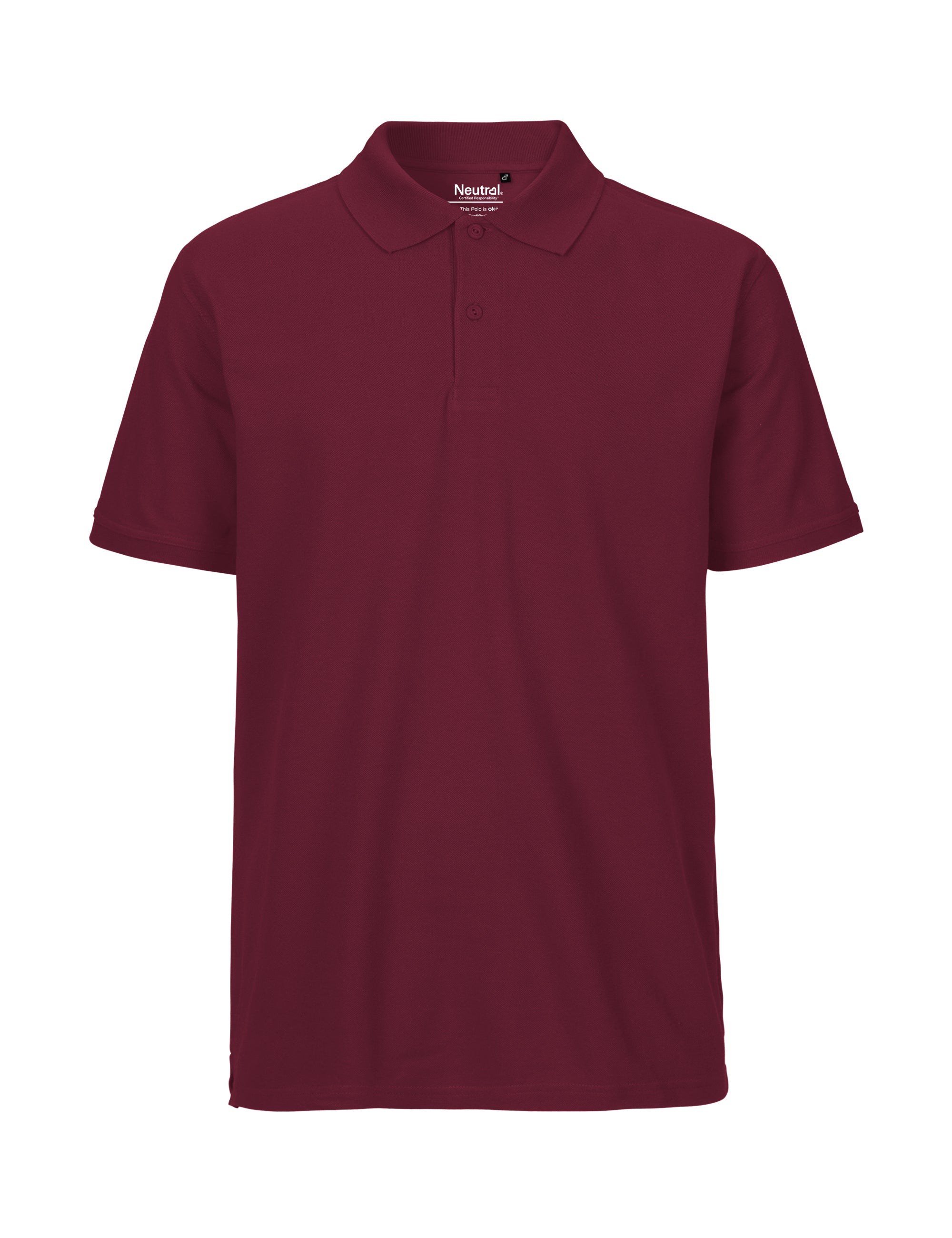 Fairtrade Organic Polo Shirt: Mens – L Burgundy Fairtrade Organic Polo Shirt: Mens – L Burgundy