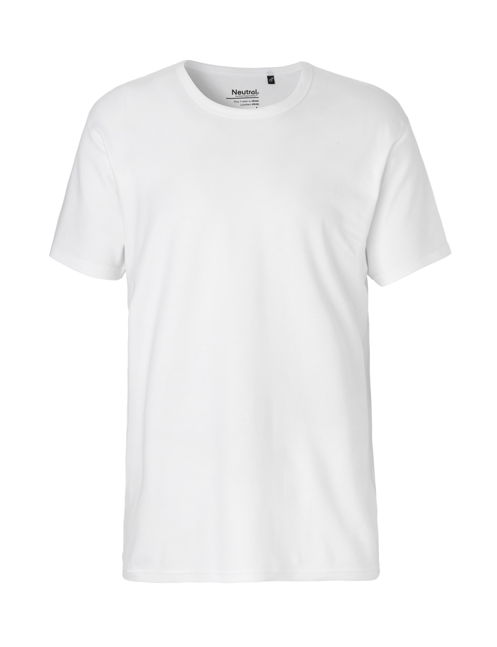 Fairtrade Organic Heavy Interlock shirt – White Fairtrade Organic Heavy Interlock shirt – White