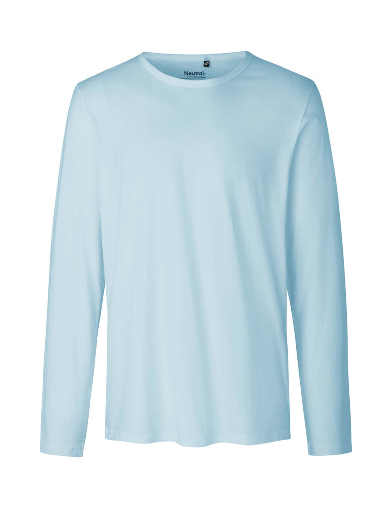 Fairtrade Organic Long Sleeve shirt: Mens – Light Blue Fairtrade Organic Long Sleeve shirt: Mens – Light Blue