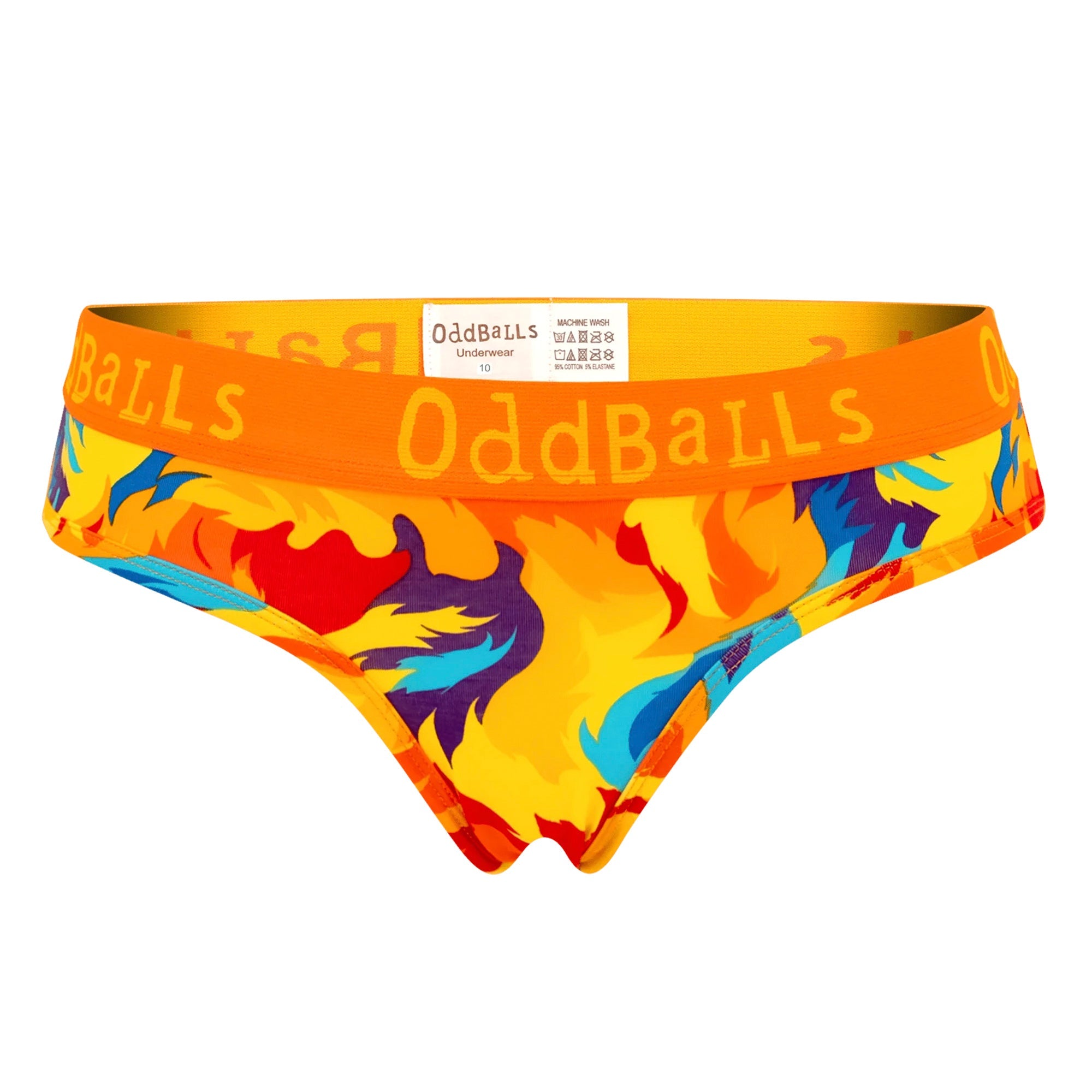 Ladies Soft Cotton Briefs – Comfortable Everyday Underwear – Great Balls of Fire Ladies Soft Cotton Briefs – Comfortable Everyday Underwear – Great Balls of Fire