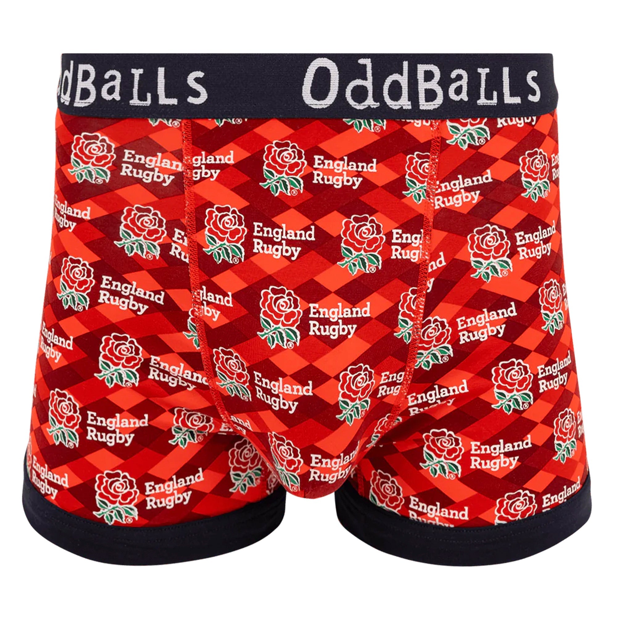 Mens England Rugby Boxer Shorts – Soft Cotton Sports Underwear – S Red Mens England Rugby Boxer Shorts – Soft Cotton Sports Underwear – S Red