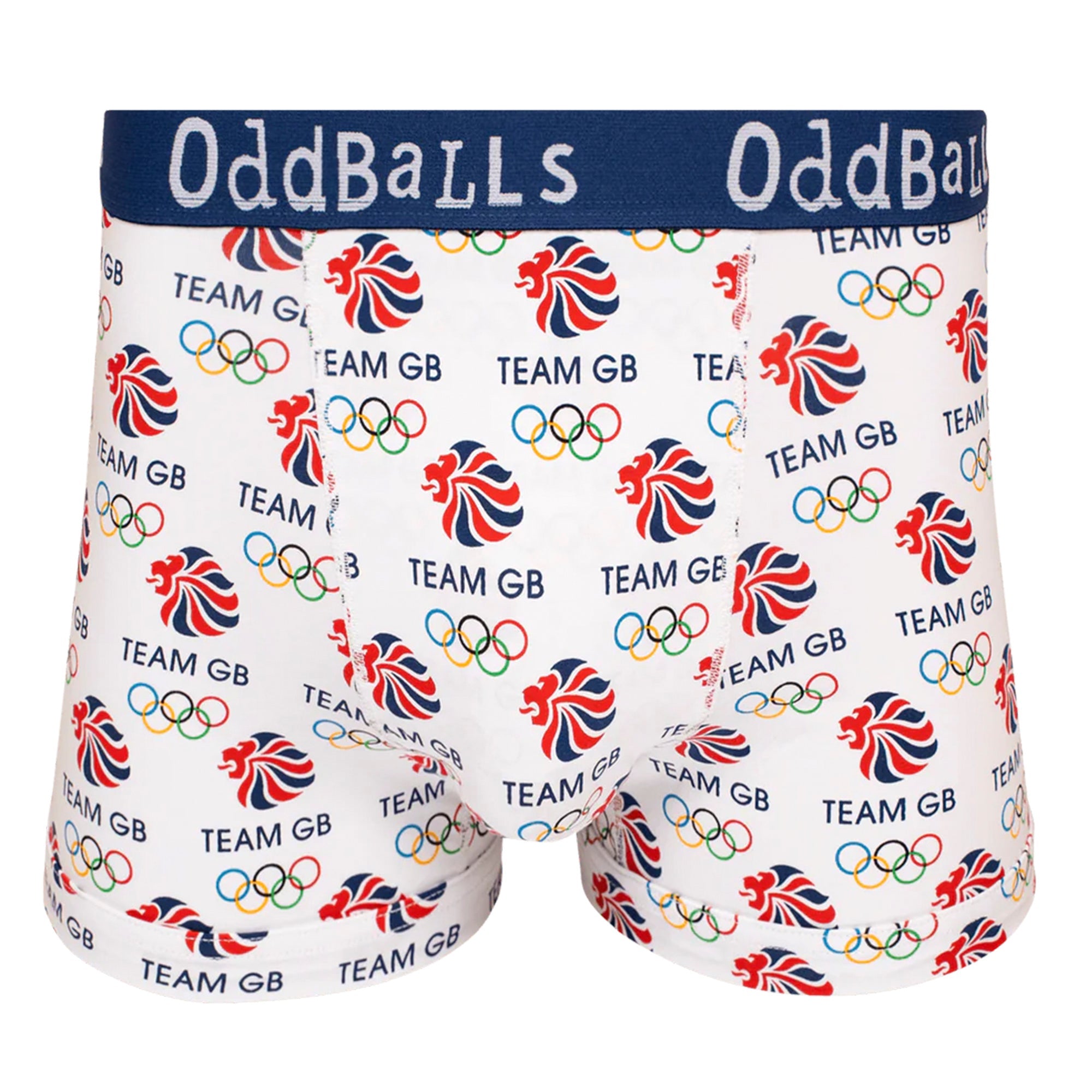 Mens Team BG Boxer Shorts – Soft Cotton Breathable Underwear – S White Mens Team BG Boxer Shorts – Soft Cotton Breathable Underwear – S White