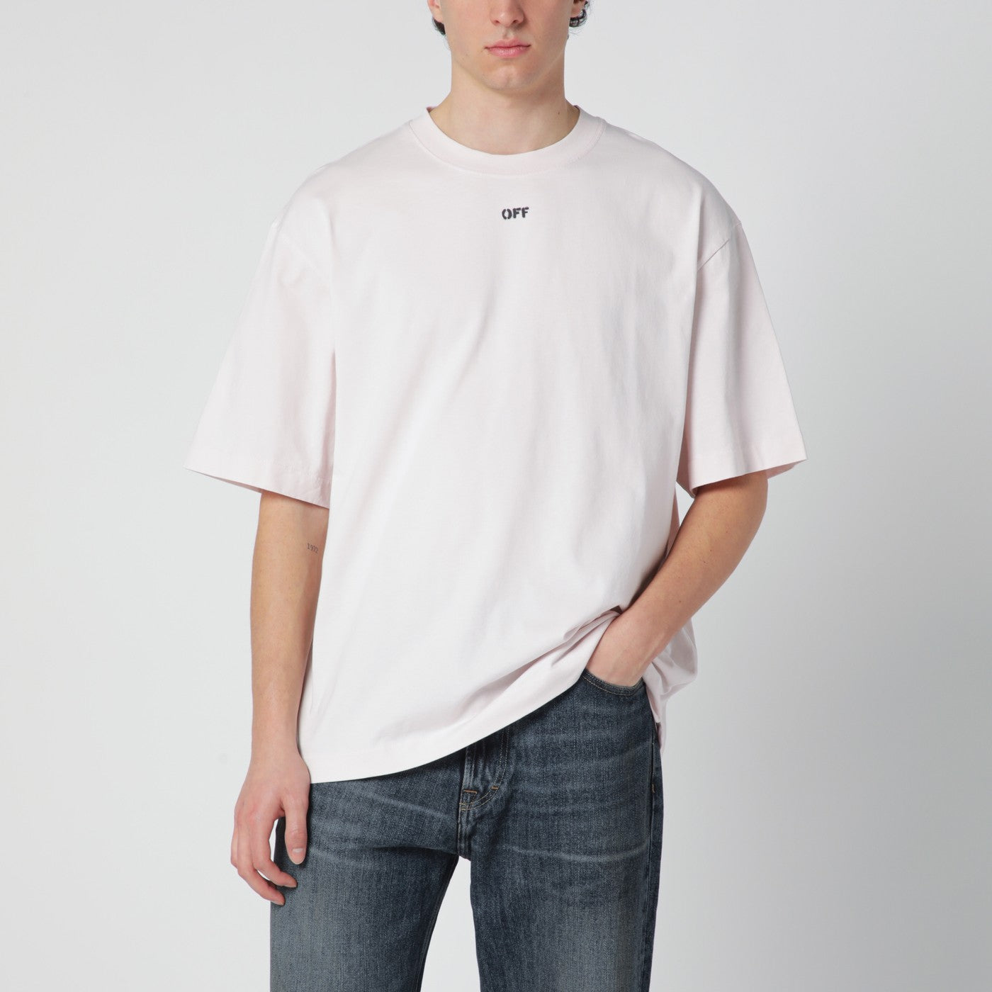 Paint Arrow Skate shirt in light mauve Paint Arrow Skate shirt in light mauve