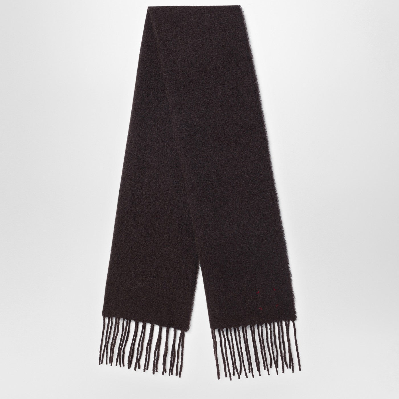Ebony brown wool and cahsmere scarf Ebony brown wool and cahsmere scarf