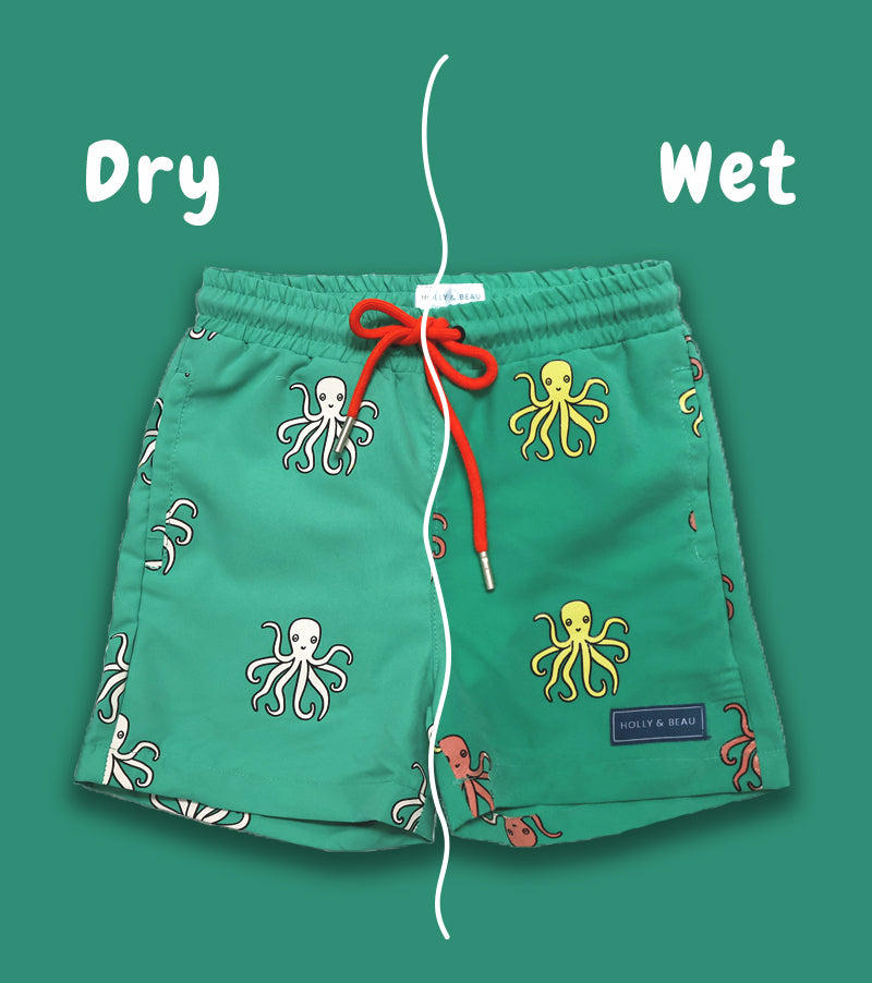 Octopus Colour Changing Swim Shorts Octopus Colour Changing Swim Shorts