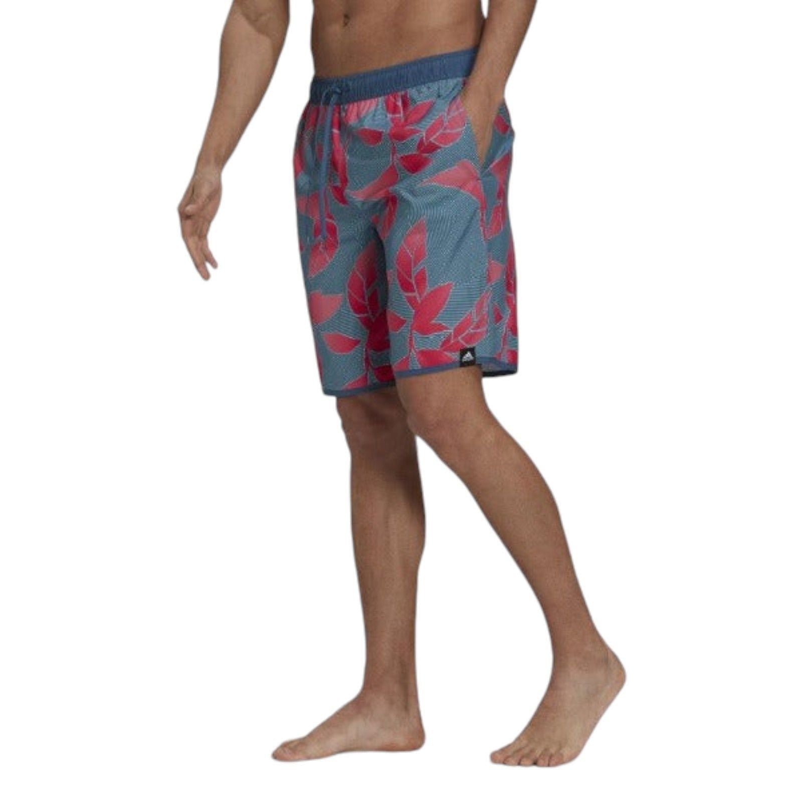 adidas Classic Length Graphic Swim Shorts – Multi Orbit Indigo adidas Classic Length Graphic Swim Shorts – Multi Orbit Indigo