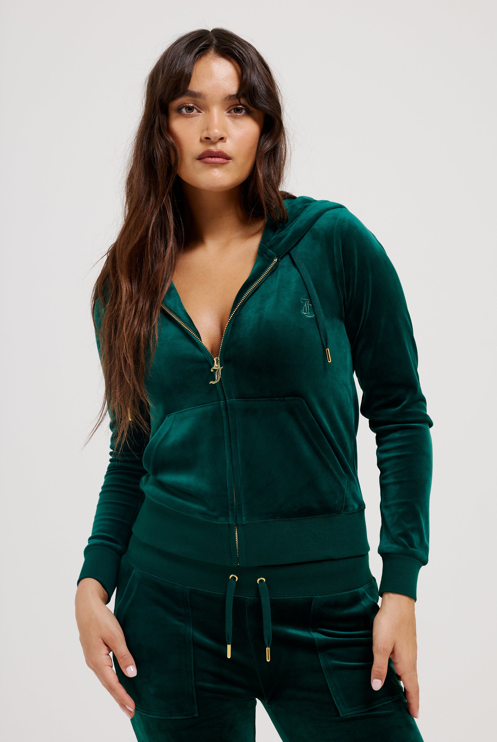 RAINFOREST & GOLD CLASSIC VELOUR ROBERTSON HOODIE – Green RAINFOREST & GOLD CLASSIC VELOUR ROBERTSON HOODIE – Green