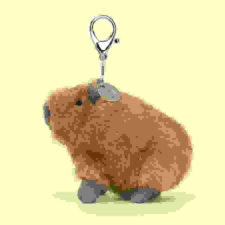 Jellycat Clyde Capybara Bag Charm Jellycat Clyde Capybara Bag Charm