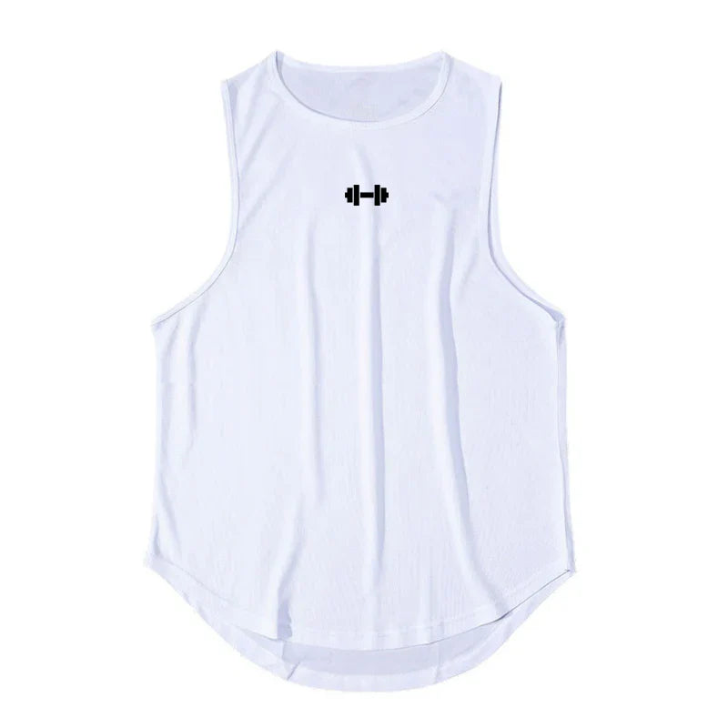 Summer Men’s Gym Tank Top Fitness Training Clothing Quick-drying Loose Bodybuilding Sleeveless Shirt Men Fashion Basketball Vest – white L No Summer Men’s Gym Tank Top Fitness Training Clothing Quick-drying Loose Bodybuilding Sleeveless Shirt Men Fashion Basketball Vest – white L No