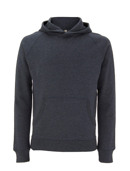 Unisex Recycled Hoodie – S Melange Black Unisex Recycled Hoodie – S Melange Black