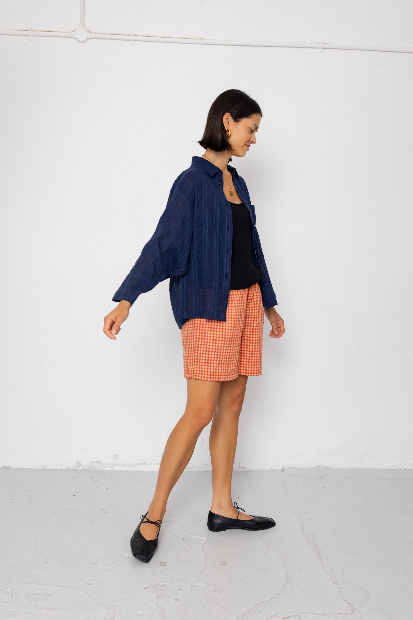 Archive Shirt – Dark Navy Dobby Stripe Archive Shirt – Dark Navy Dobby Stripe