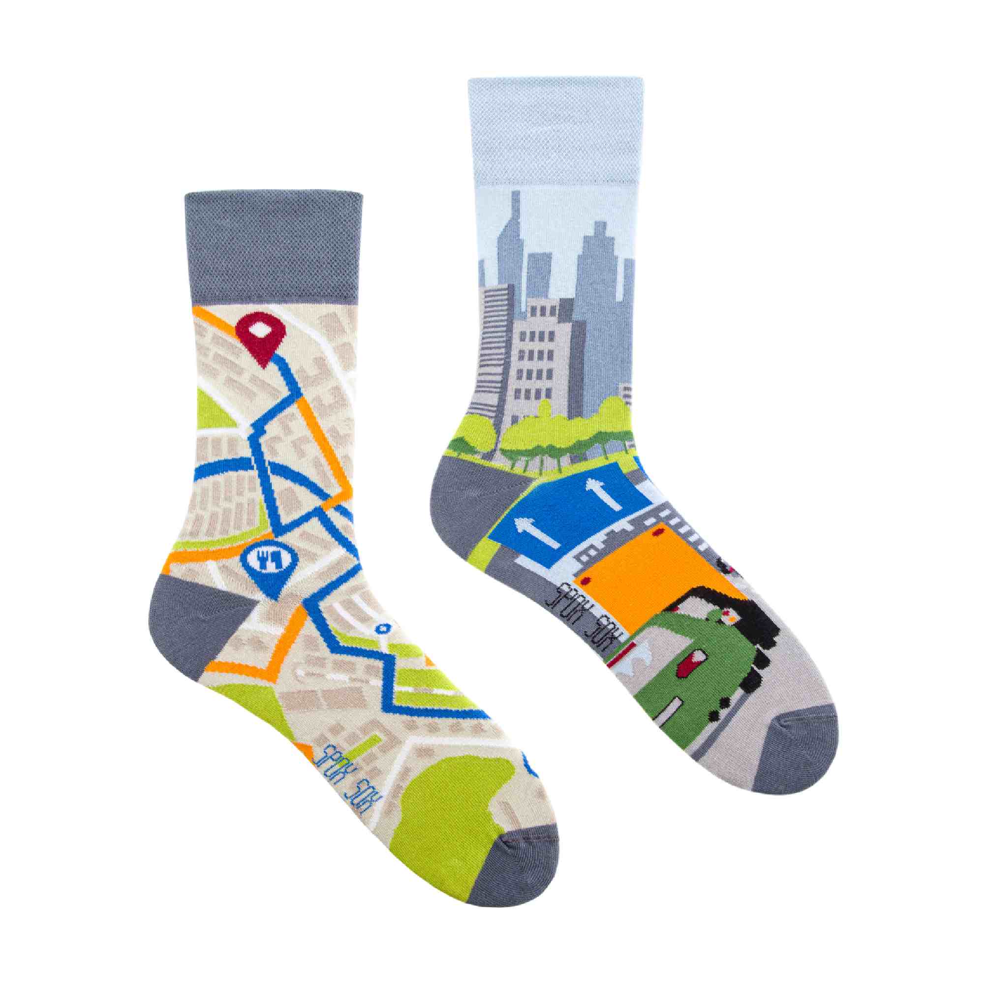 Pack Unisex Mismatched Novelty Odd Socks – Big City Life – – Big City Life Pack Unisex Mismatched Novelty Odd Socks – Big City Life – – Big City Life