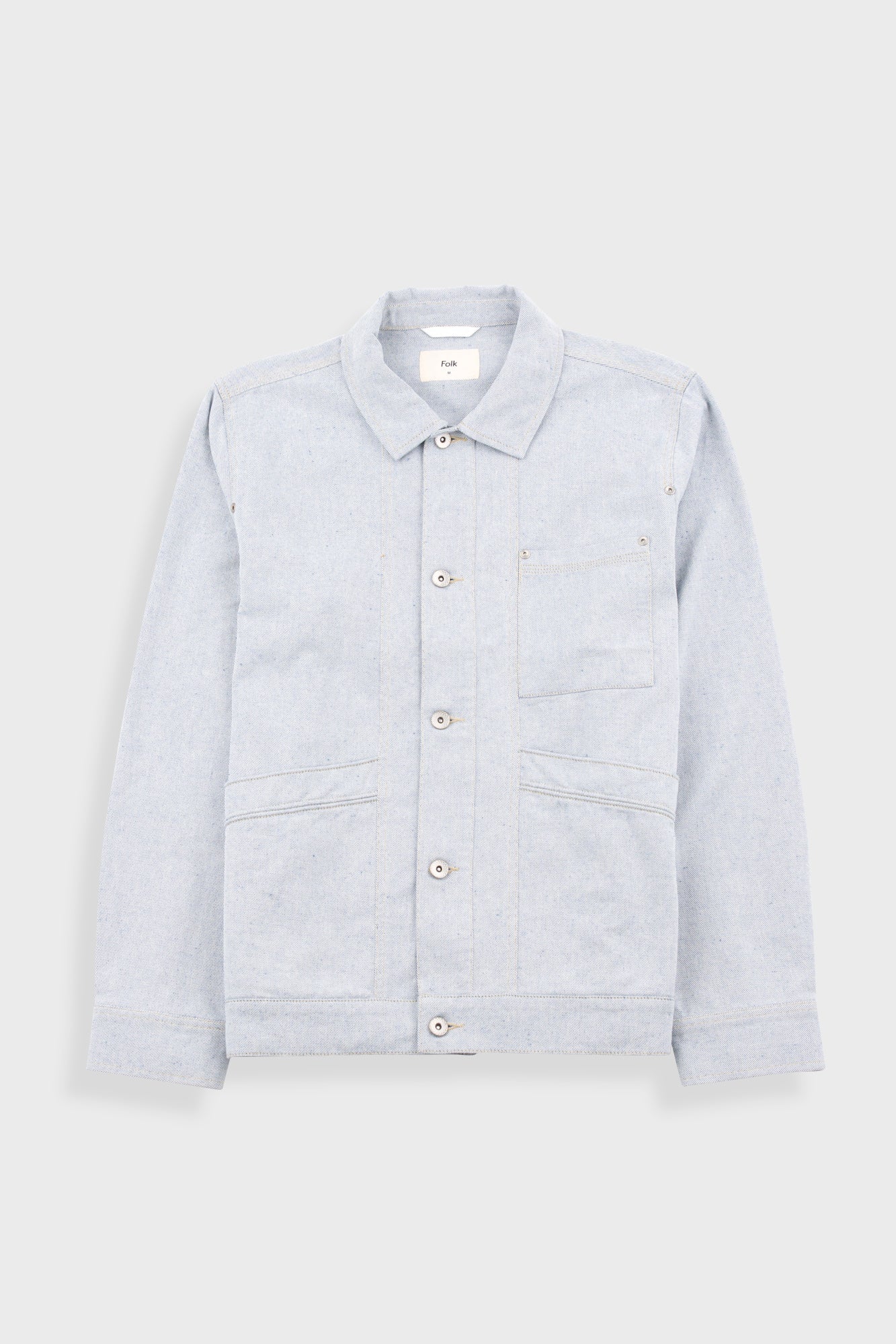 Meyer Jacket – Ice Blue Twill Denim Meyer Jacket – Ice Blue Twill Denim