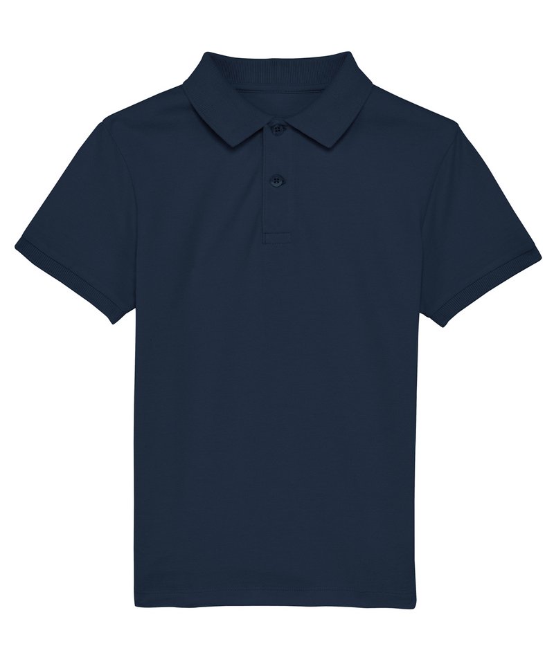 Organic Cotton Kids Polo Shirt – French Navy Organic Cotton Kids Polo Shirt – French Navy