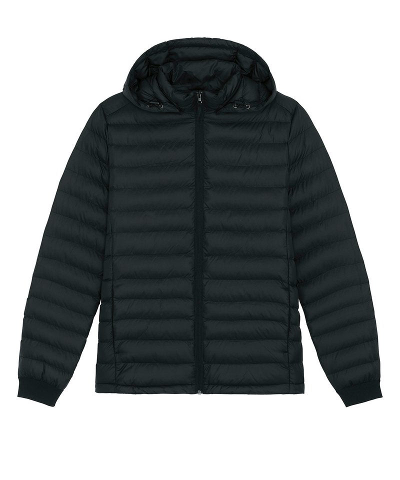 Recycled Polyester Puffer Jacket: Mens – Black Recycled Polyester Puffer Jacket: Mens – Black