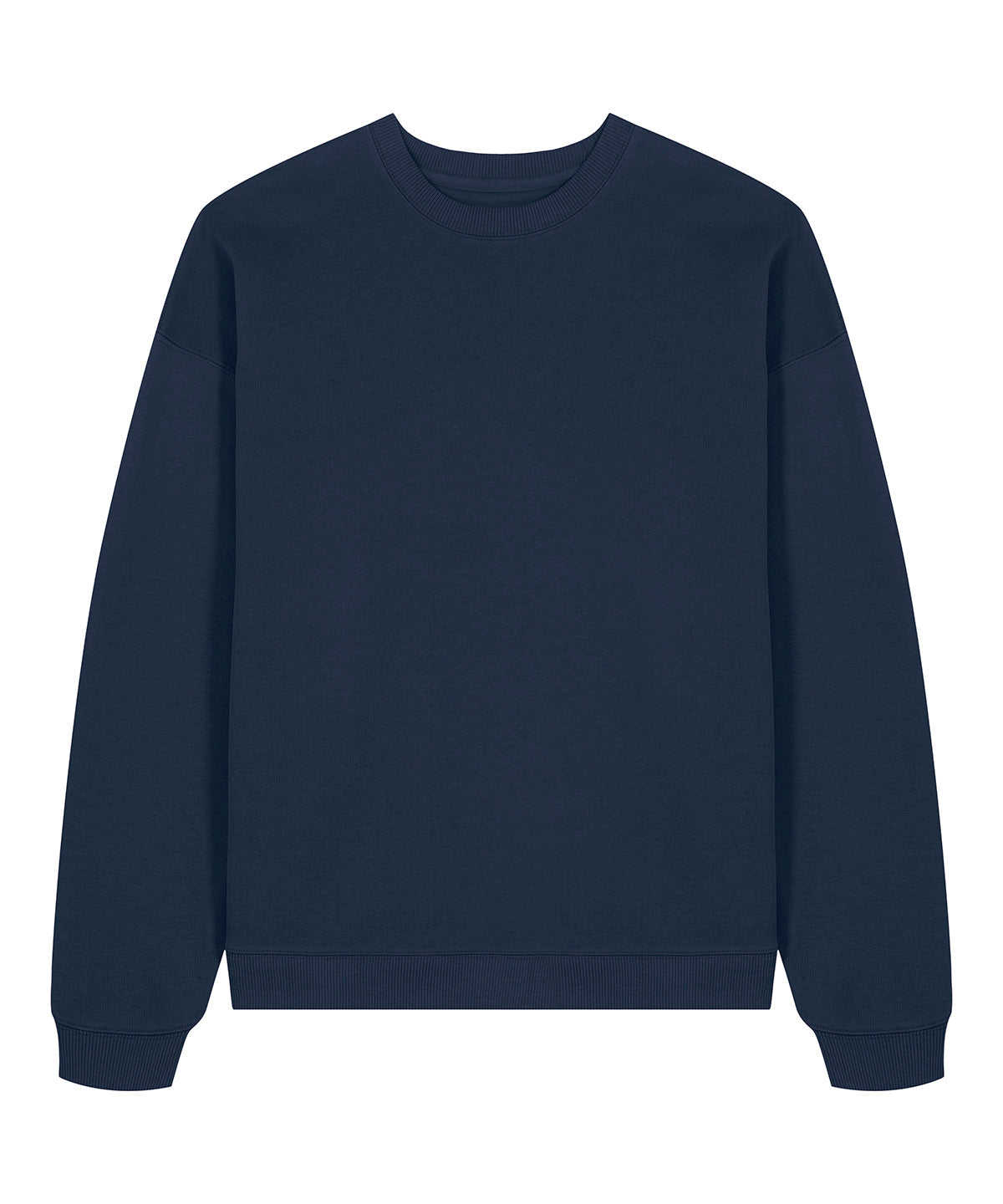 Organic Heavy Oversized Sweatshirt: Unisex – French Navy Organic Heavy Oversized Sweatshirt: Unisex – French Navy