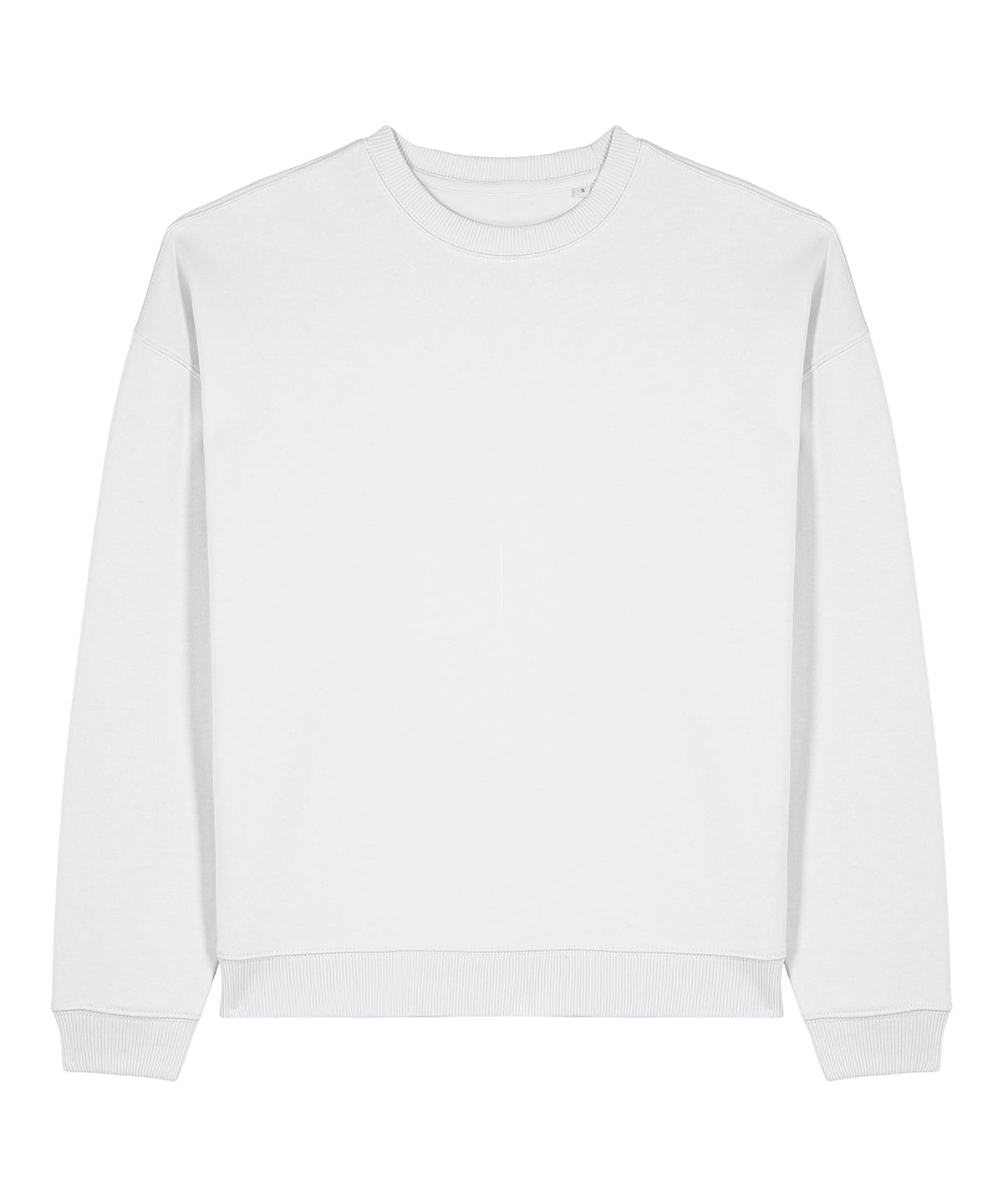 Organic Heavy Oversized Sweatshirt: Unisex – White Organic Heavy Oversized Sweatshirt: Unisex – White