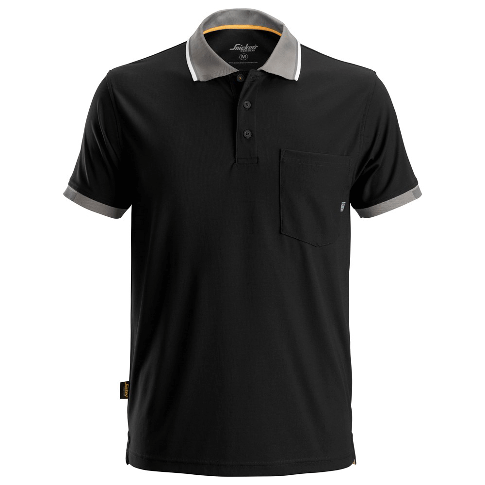 Snickers AllroundWork .® Tech Polo Shirt Various Colours – Black Small Snickers AllroundWork .® Tech Polo Shirt Various Colours – Black Small