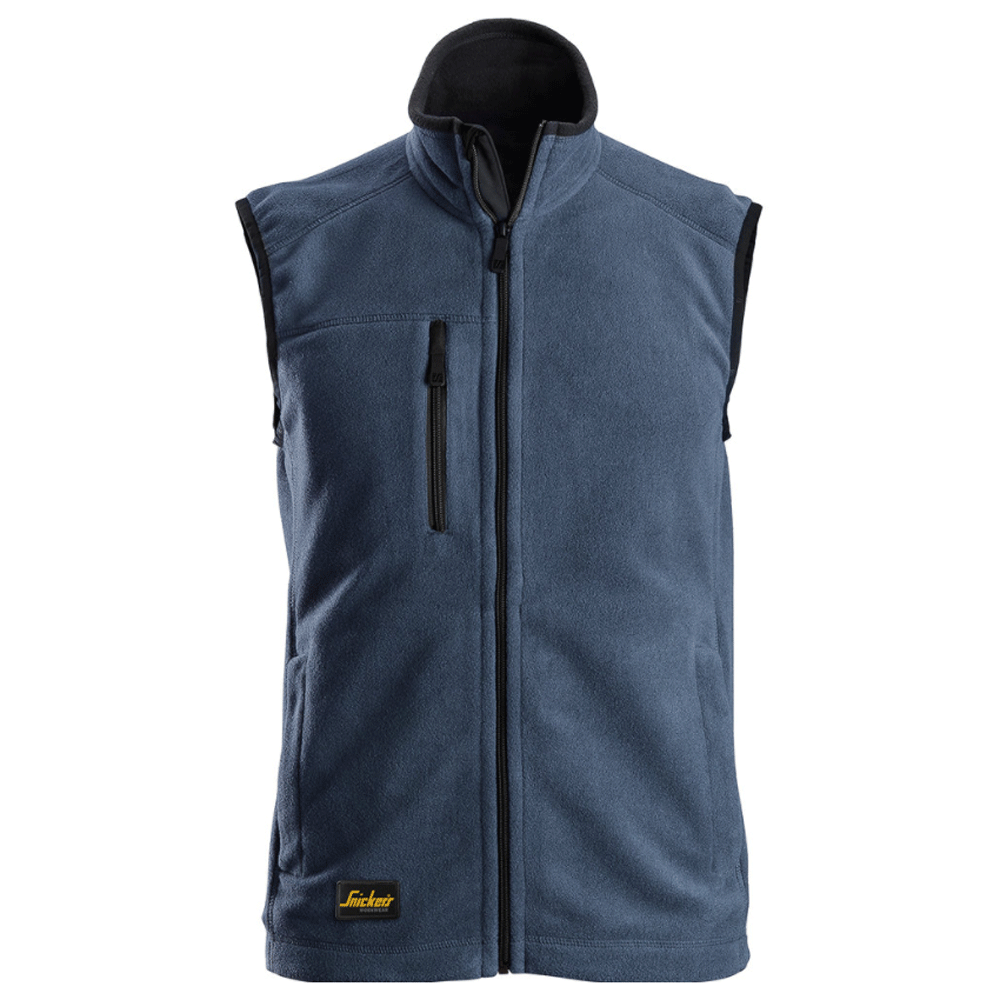 Snickers AllroundWork, Polartec® Fleece Vest Various Colours – Navy Blue Black Snickers AllroundWork, Polartec® Fleece Vest Various Colours – Navy Blue Black