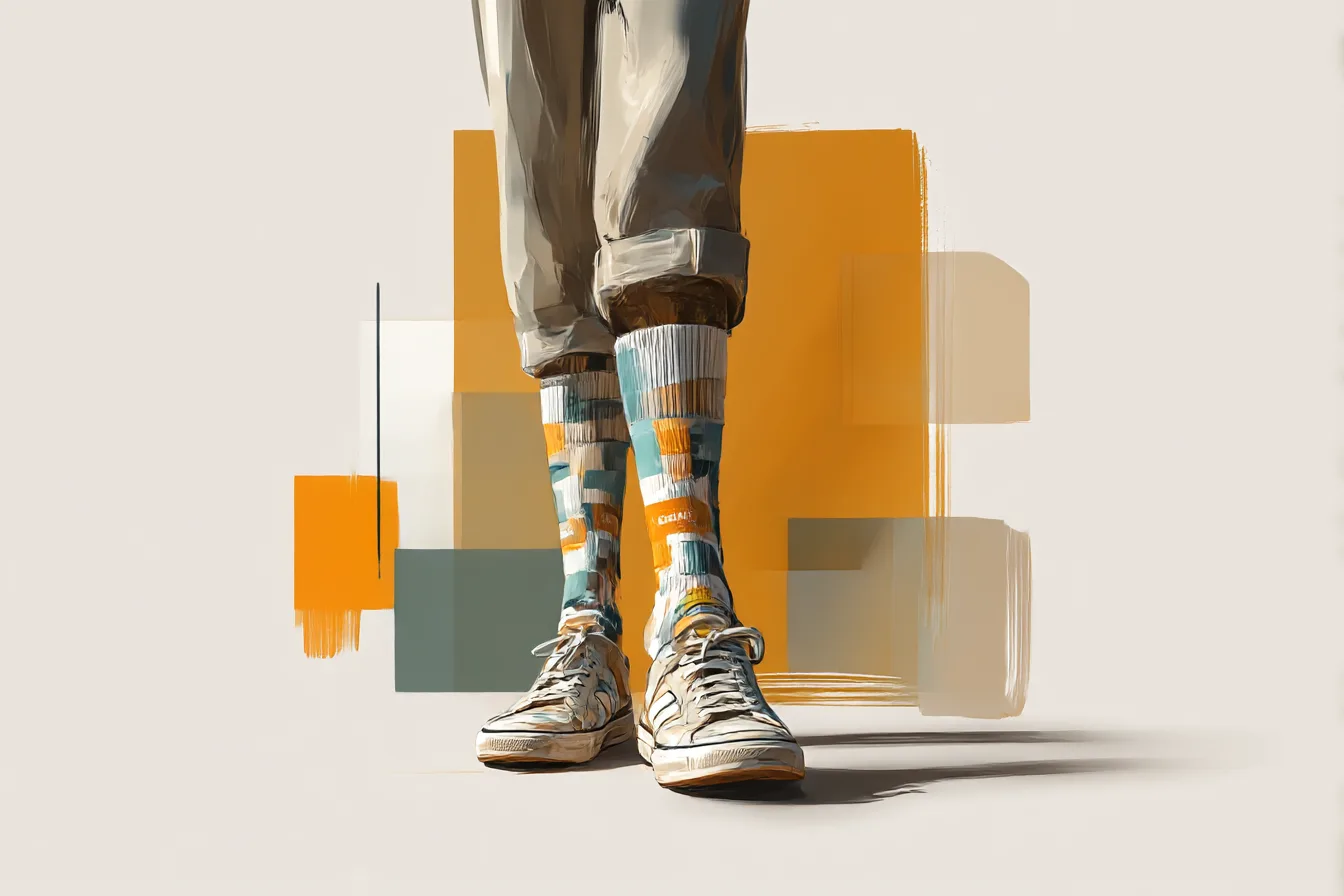 Socks With Gym Detail Done Properly