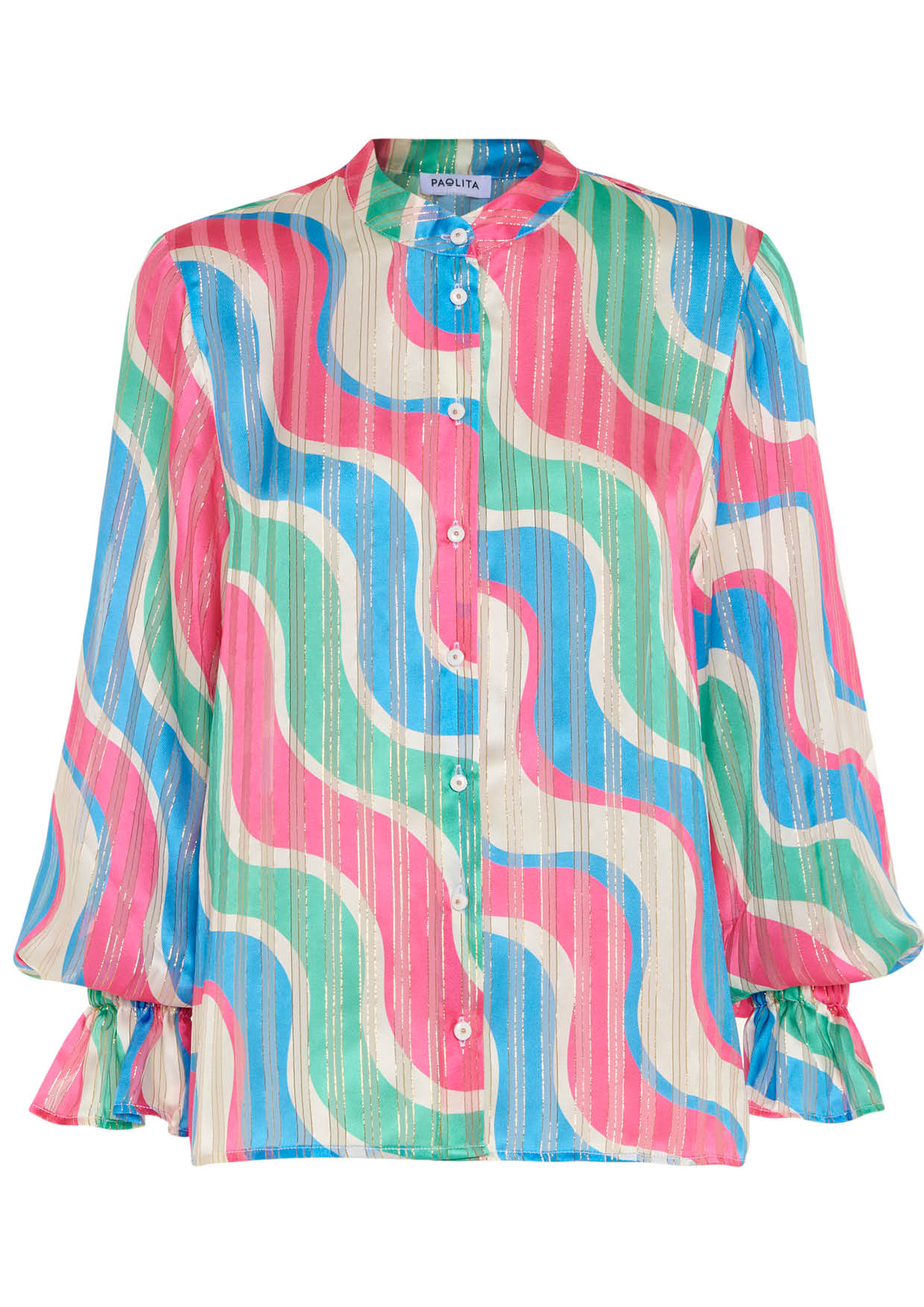 Synesthesia Silk Adrienne Shirt Synesthesia Silk Adrienne Shirt