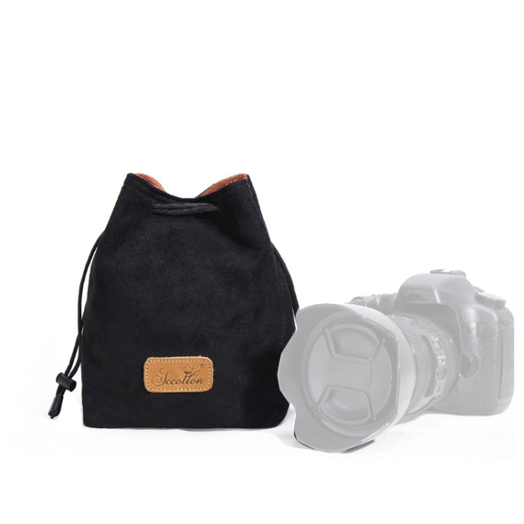 S.C.COTTON Liner Shockproof Digital Protection Portable SLR Lens Bag Micro Single Camera Bag, Square Khaki L, Square Blue L, Square – Square Black S.C.COTTON Liner Shockproof Digital Protection Portable SLR Lens Bag Micro Single Camera Bag, Square Khaki L, Square Blue L, Square – Square Black
