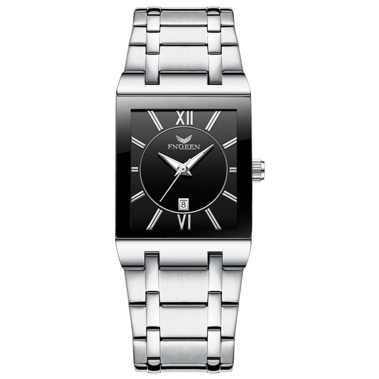 FNGEEN Waterproof Calendar Men Square Watch, Full Gold Black Surface, Full Gold Gold Surface, Black Belt Rose Shell – White Steel Black Surface FNGEEN Waterproof Calendar Men Square Watch, Full Gold Black Surface, Full Gold Gold Surface, Black Belt Rose Shell – White Steel Black Surface
