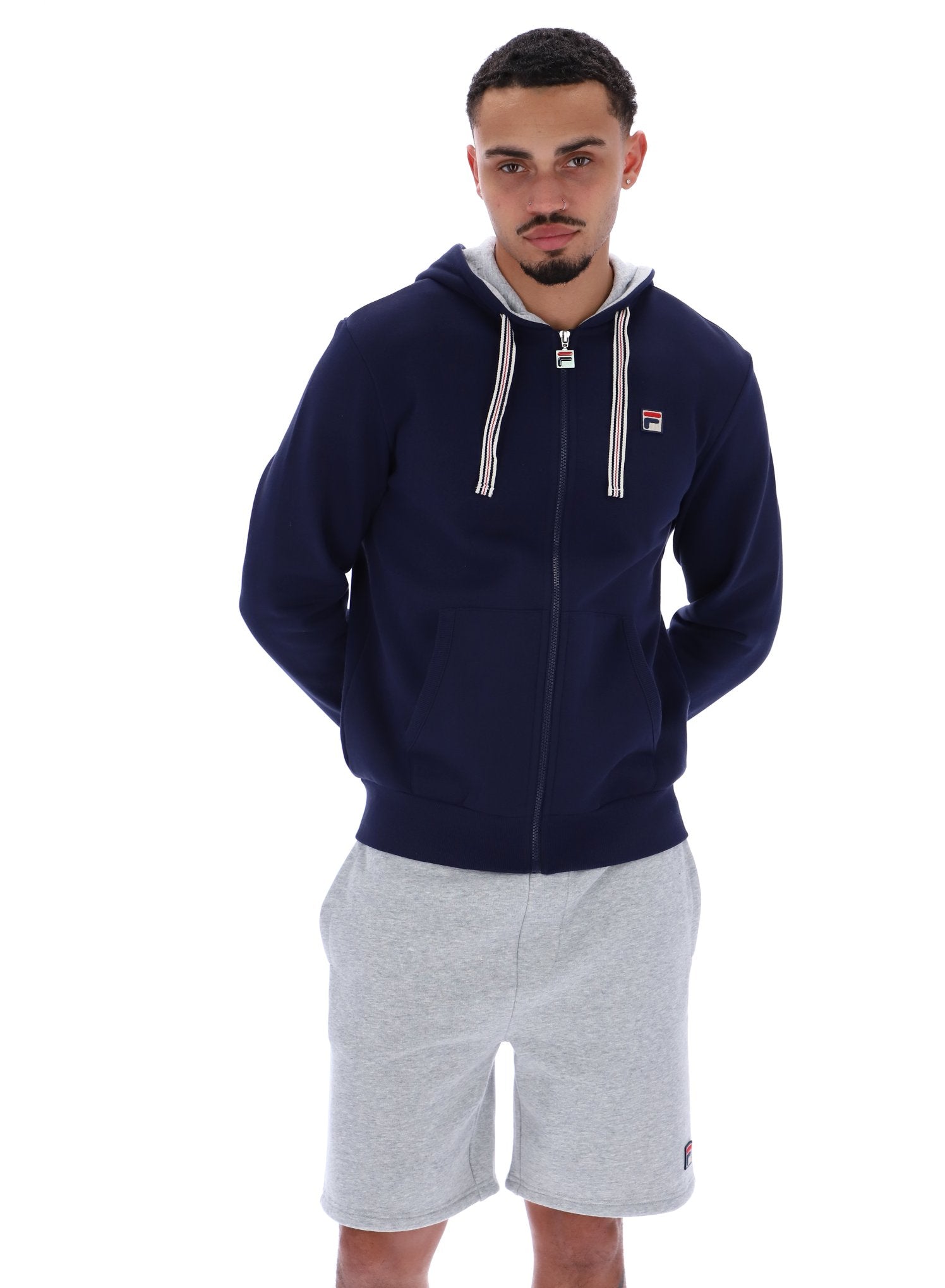 Fila Navy Tenconi Zip Up Hoodie – Fila Navy Tenconi Zip Up Hoodie –