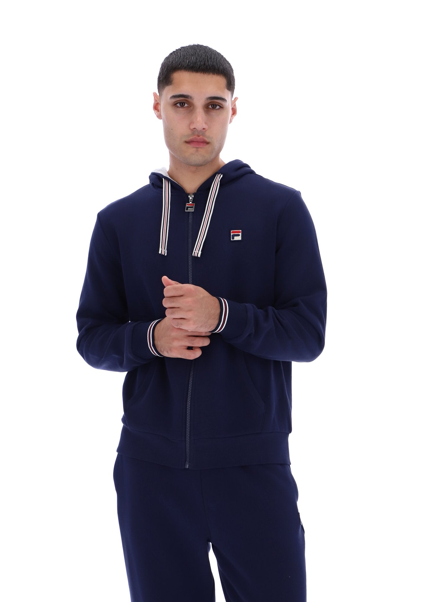 Fila Navy Tenconi Zip Up Hoodie Fila Navy Tenconi Zip Up Hoodie