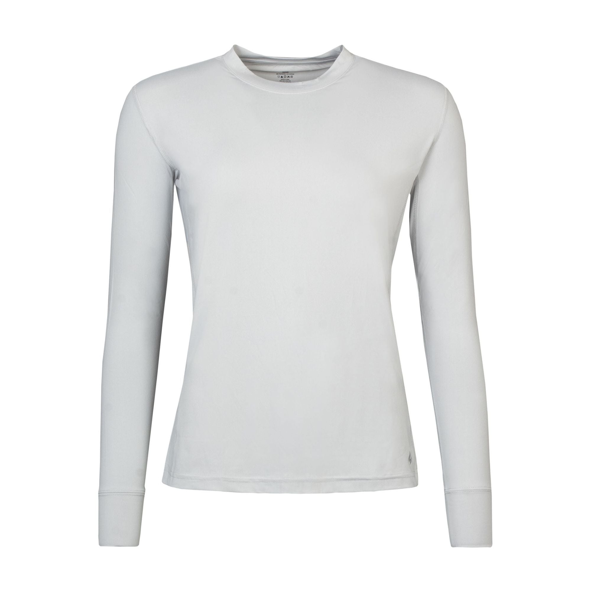 Ladies Breathable Thermal Base Layer Long Sleeve Top for Winter – Grey Ladies Breathable Thermal Base Layer Long Sleeve Top for Winter – Grey