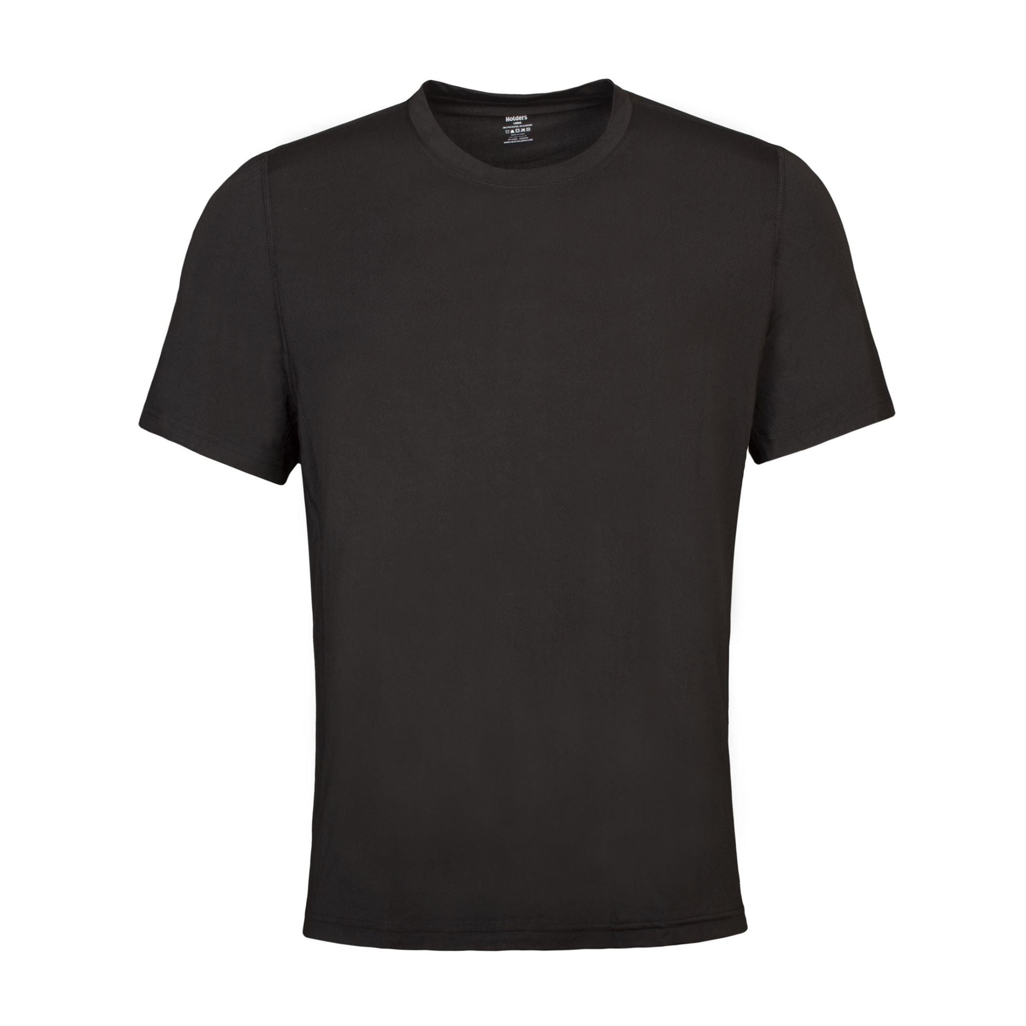 Mens Breathable Thermal Short Sleeve Shirt for Winter – Black Mens Breathable Thermal Short Sleeve Shirt for Winter – Black