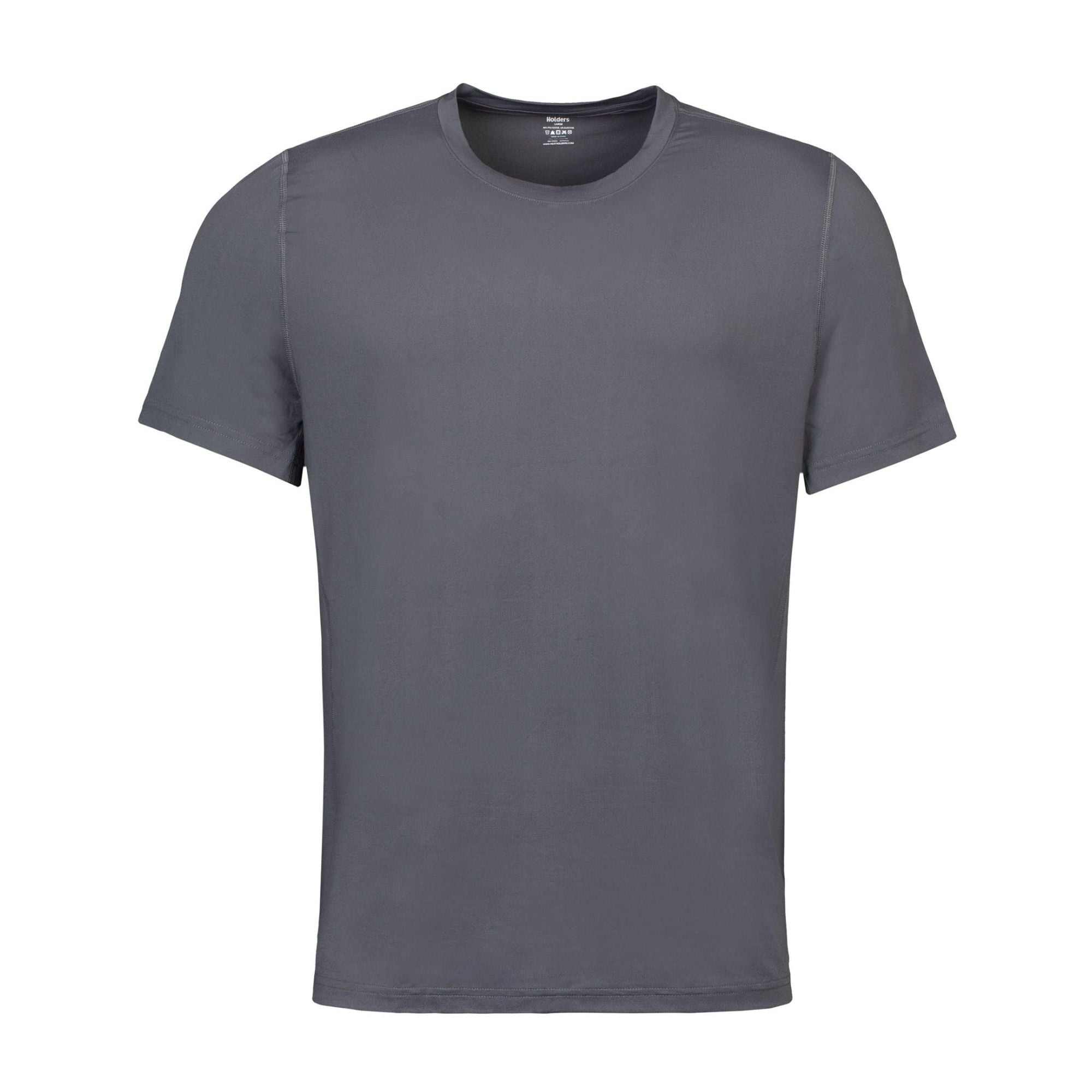 Mens Breathable Thermal Short Sleeve Shirt for Winter – M Grey Mens Breathable Thermal Short Sleeve Shirt for Winter – M Grey