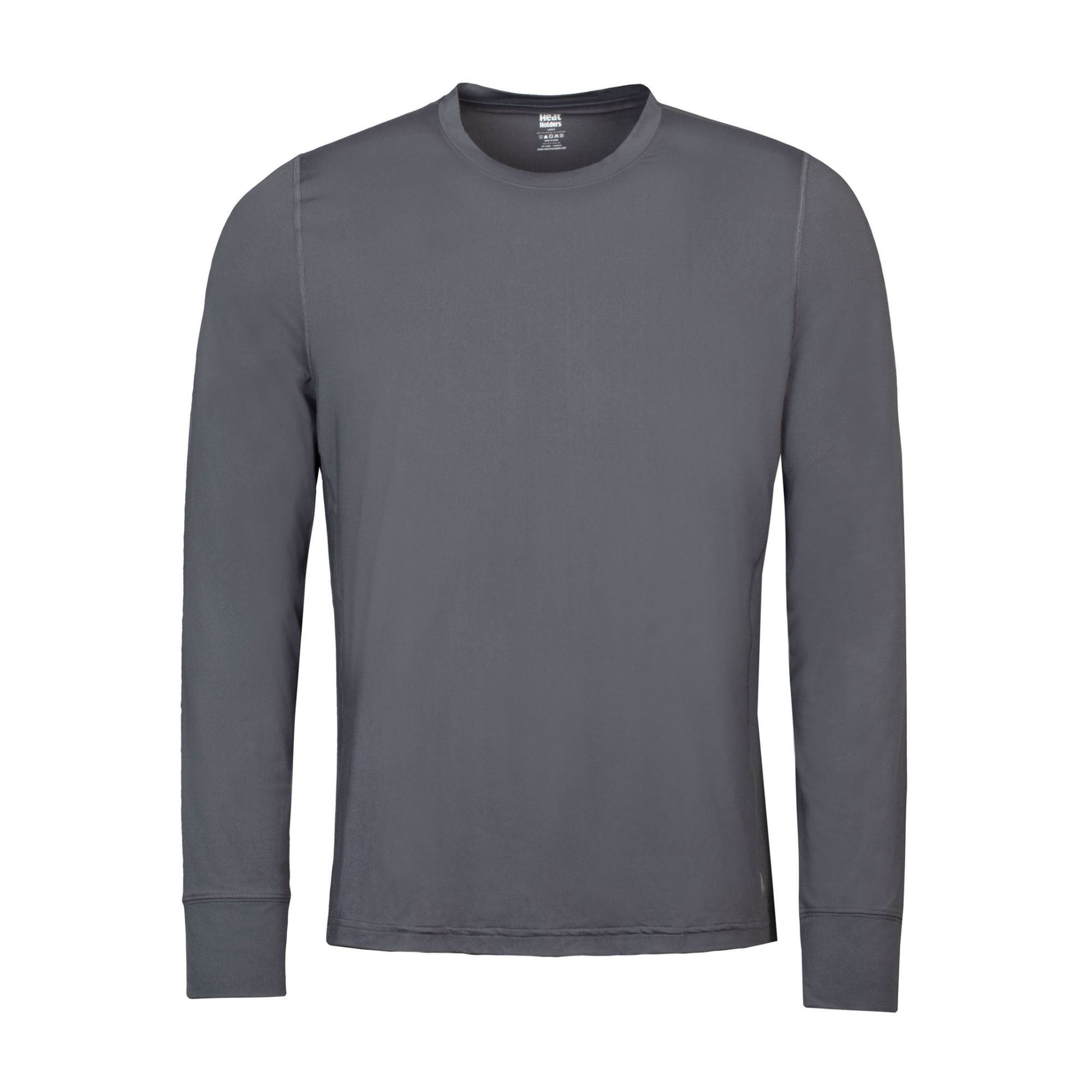 Mens Breathable Thermal Base Layer Long Sleeve Top for Winter – L Grey Mens Breathable Thermal Base Layer Long Sleeve Top for Winter – L Grey
