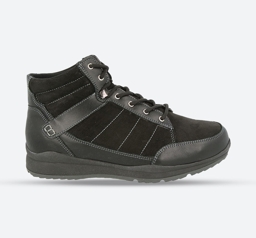Mens Wide Fit DB Tilbrook Boots, Black LeaSuede V E – E Mens Wide Fit DB Tilbrook Boots, Black LeaSuede V E – E