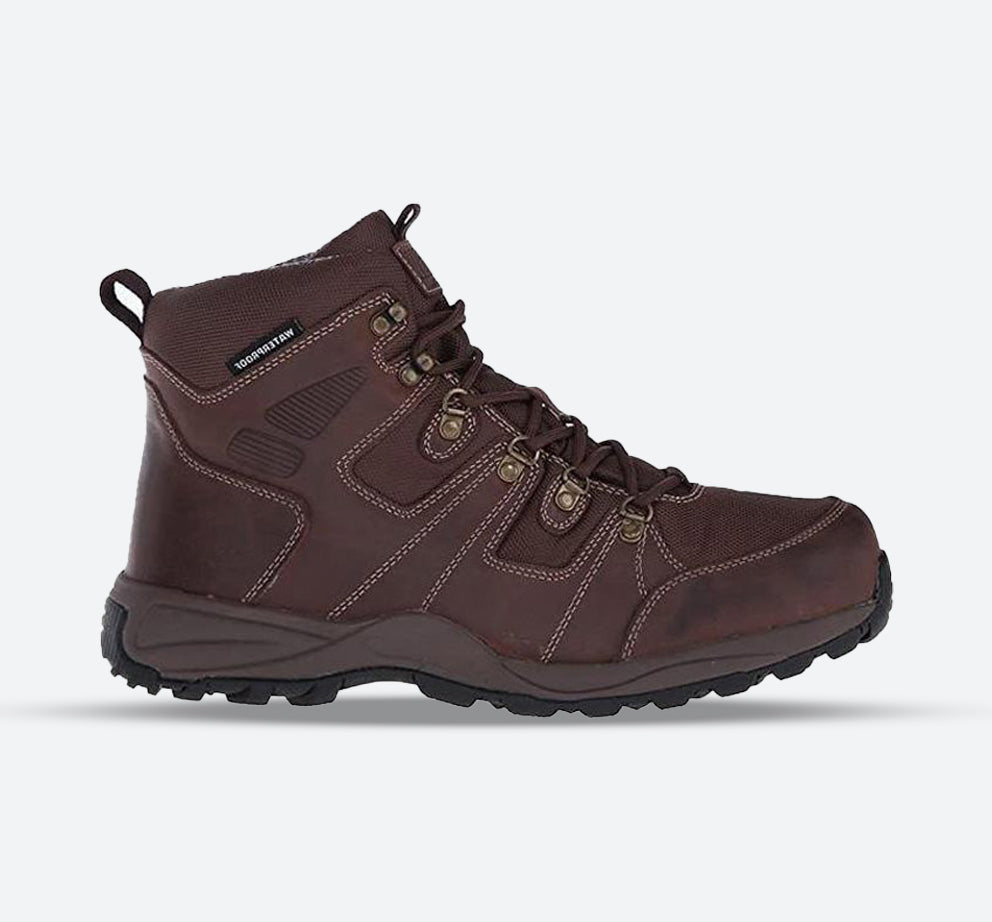 Mens Wide Fit Drew Trek Trekking Waterproof Boots, Dark Brown . E Mens Wide Fit Drew Trek Trekking Waterproof Boots, Dark Brown . E