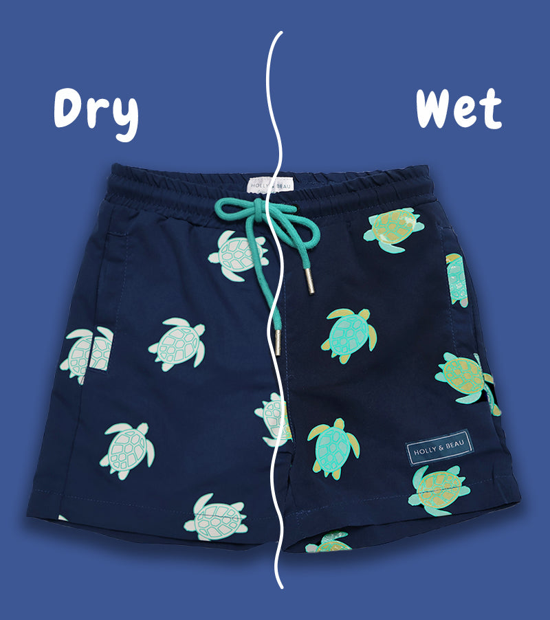 Turtle Colour Changing Swim Shorts Turtle Colour Changing Swim Shorts