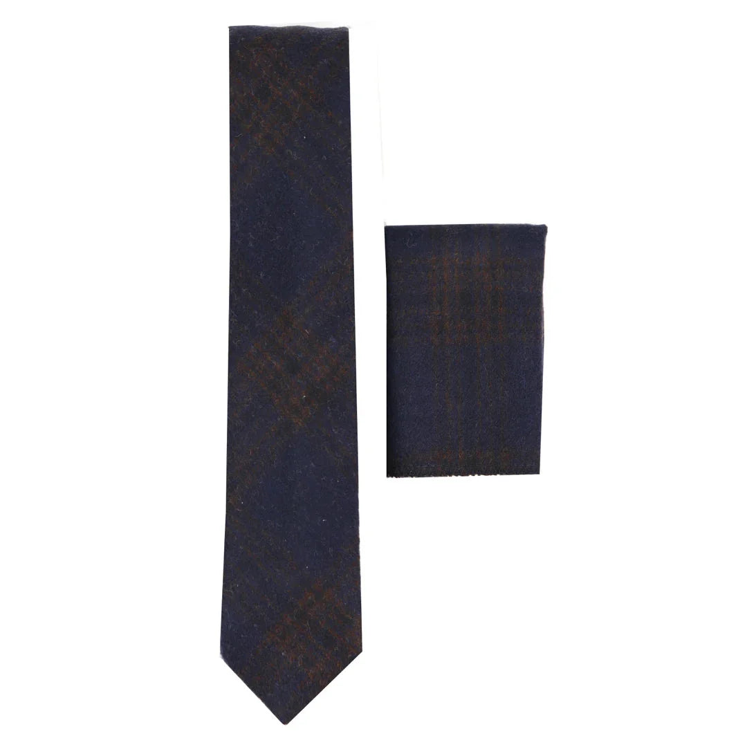 – Men’s Herringbone Tweed Wool Tie & Hankerchief “ – Men’s Herringbone Tweed Wool Tie & Hankerchief “