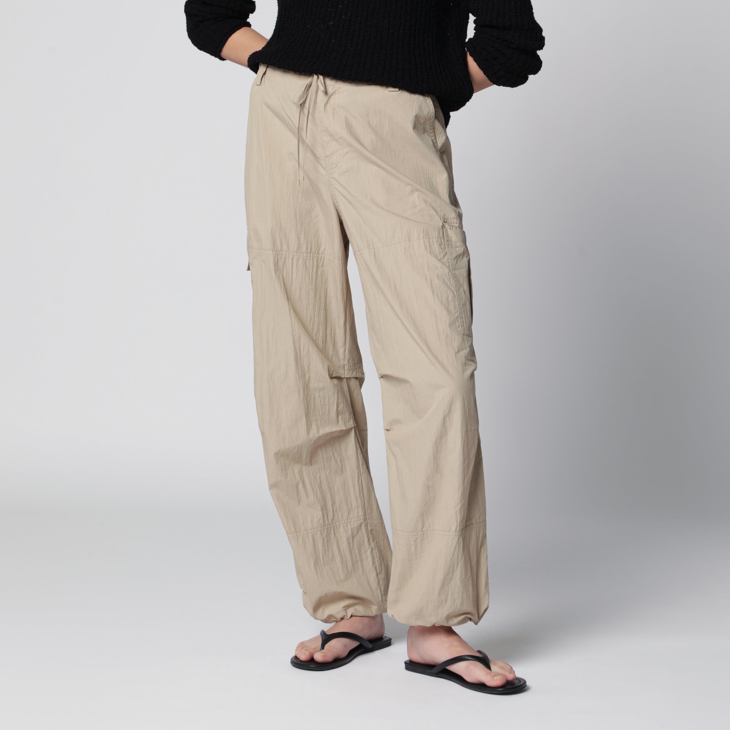Beige Utility Parachute trousers Beige Utility Parachute trousers