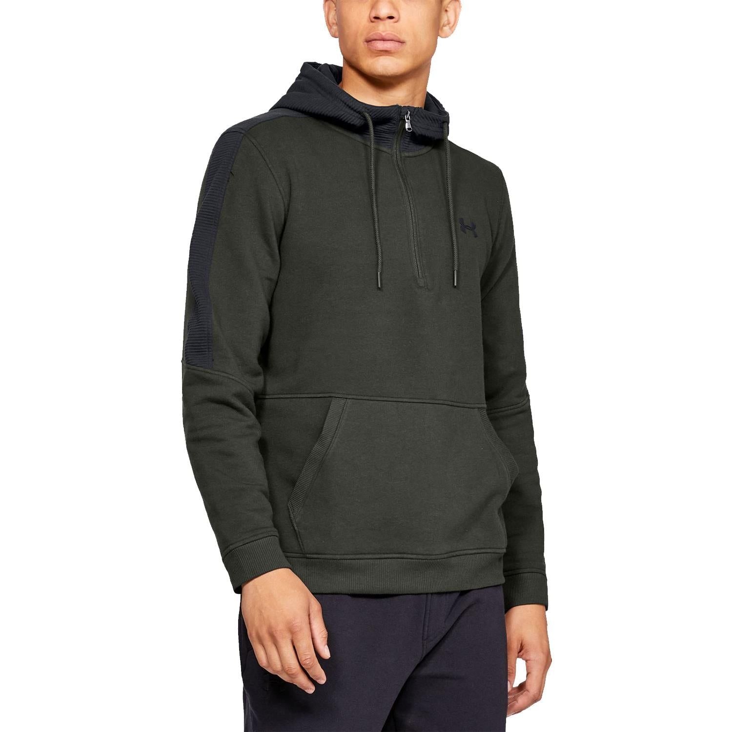 Under Armour Microthread Fleece ½-Zip Hoodie – Green – S Green Under Armour Microthread Fleece ½-Zip Hoodie – Green – S Green