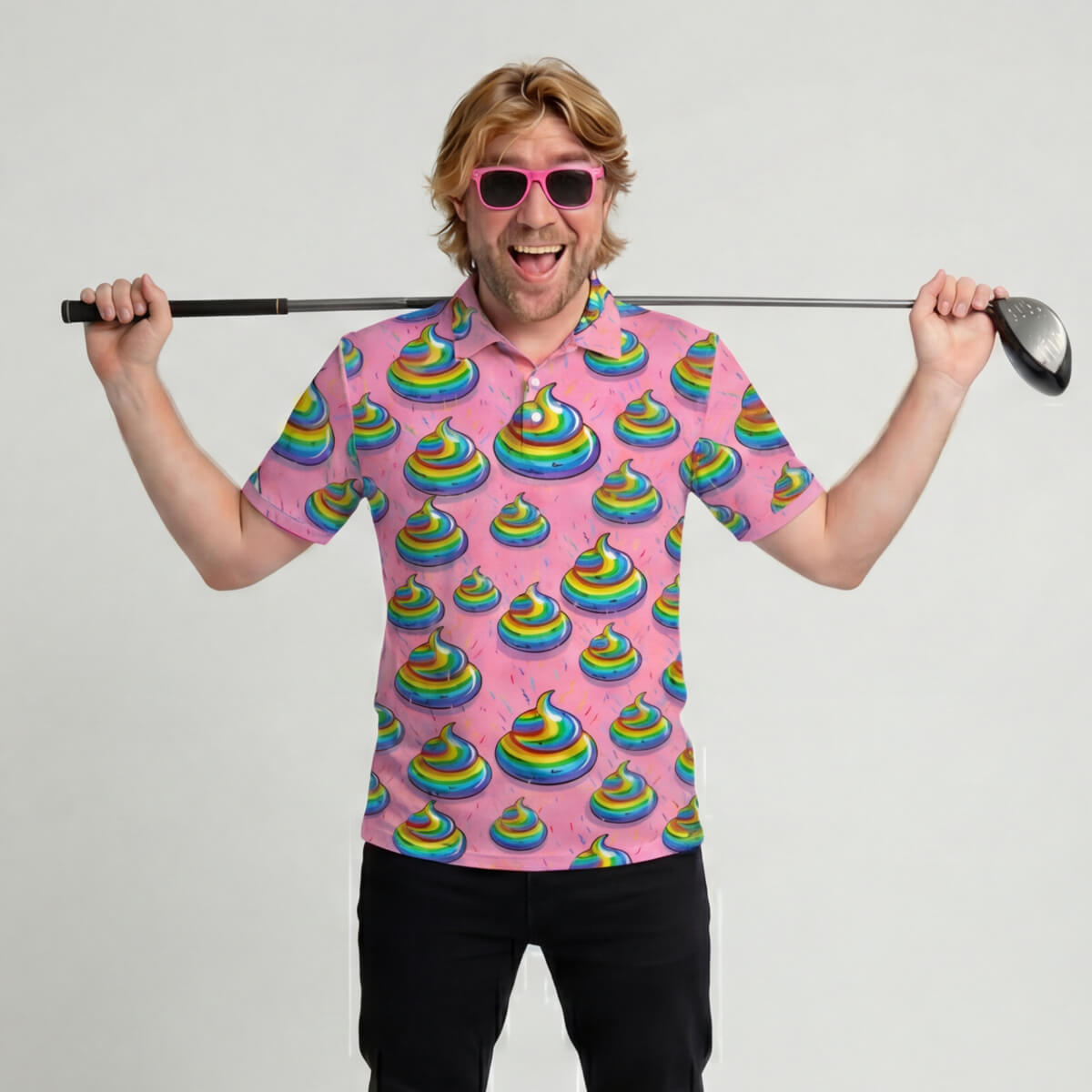 The Turdy Birdie Golf Polo Shirt The Turdy Birdie Golf Polo Shirt